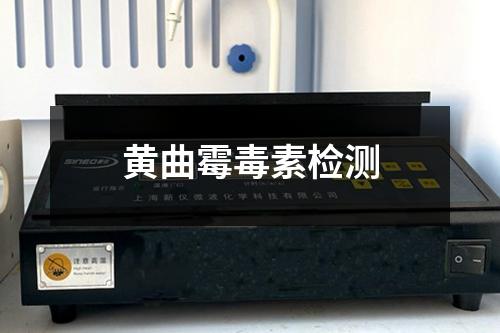 黃曲霉毒素檢測(cè) 